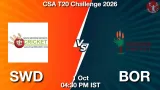 SWD vs BOR Dream11 Prediction, Preview & Updates - <small>Thu, 01 Oct 04:30 PM IST</small>