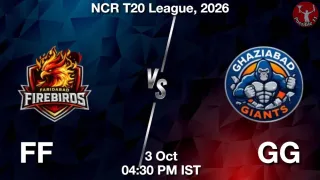 FF vs GG - NCR T20