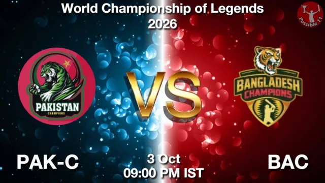 PAK-C vs BAC ड्रीम11 भविष्यवाणी, फैंटेसी क्रिकेट टीम - 03 अक्टूबर 2026