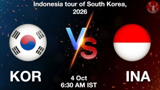 KOR vs INA - Indonesia tour