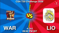 WAR vs LIO Match Preview, Picture