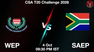 WEP vs SAEP - CSA T20
