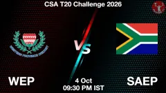 WEP vs SAEP Match Preview, Picture