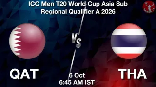 QAT vs THA - ICC Men