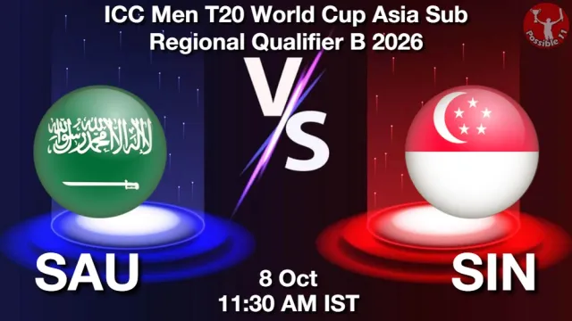 SAU vs SIN Match Previews and Cricket Tips