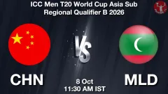 CHN vs MLD Match Preview, Picture