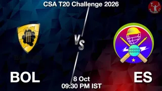 BOL vs ES BOL vs ES - CSA T20