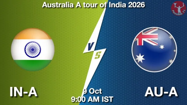 IN-A vs AU-A Match Previews and Cricket Tips