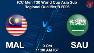 MAL vs SAU - ICC Men