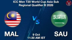 MAL vs SAU 4th Match Picture