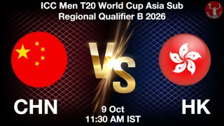 CHN vs HK - ICC Men