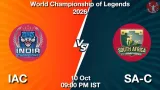 IAC vs SA-C Dream11 Prediction - <small>Sat, 10 Oct 09:00 PM IST</small>