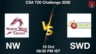 NW vs SWD - CSA T20