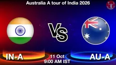 IN-A vs AU-A Match Preview, Picture