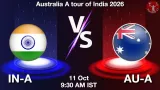IN-A vs AU-A Dream11 Prediction - <small>Sun, 11 Oct 09:00 AM IST</small>