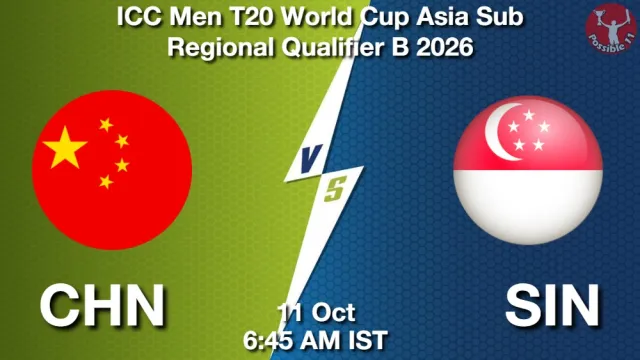 CHN vs SIN Match Previews and Cricket Tips
