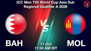 BAH vs MOL BAH vs MOL - ICC Men