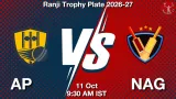 AP vs NAG Dream11 Prediction, Preview & Updates - <small>Sun, 11 Oct 09:30 AM IST</small>
