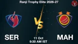 SER vs MAH Dream11 Prediction, Preview & Updates - <small>Sun, 11 Oct 09:30 AM IST</small>