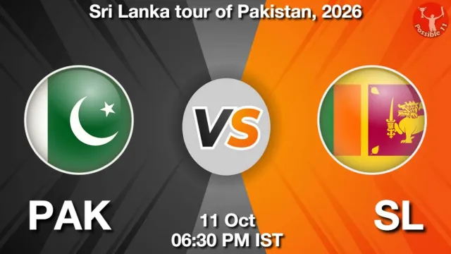 PAK vs SL ड्रीम11 भविष्यवाणी, फैंटेसी क्रिकेट टीम - 11 अक्टूबर 2026
