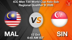 MAL vs SIN Match Preview, Picture