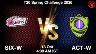 SIX-W vs ACT-W - T20 Spring