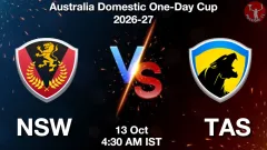 NSW vs TAS Match Preview, Picture