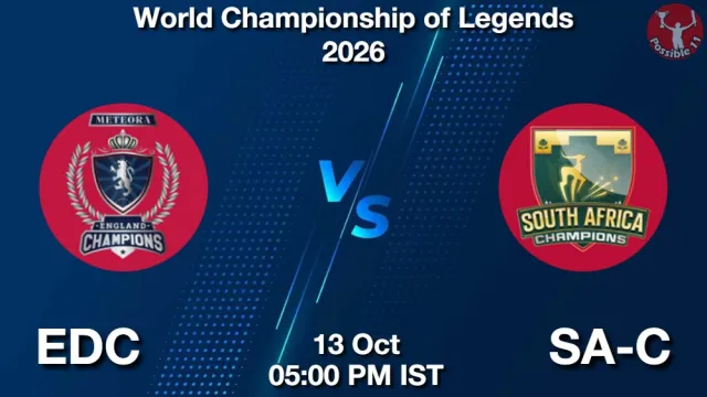 EDC vs SA-C ड्रीम11 भविष्यवाणी, फैंटेसी क्रिकेट टीम - 13 अक्टूबर 2026