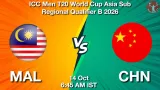 MAL vs CHN Dream11 Prediction, Preview & Updates - <small>Wed, 14 Oct 06:45 AM IST</small>