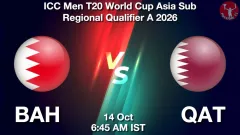 BAH vs QAT 20th Match Picture