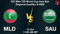 MLD vs SAU 15th Match Picture