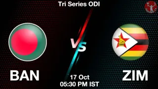 BAN vs ZIM Match Previews
