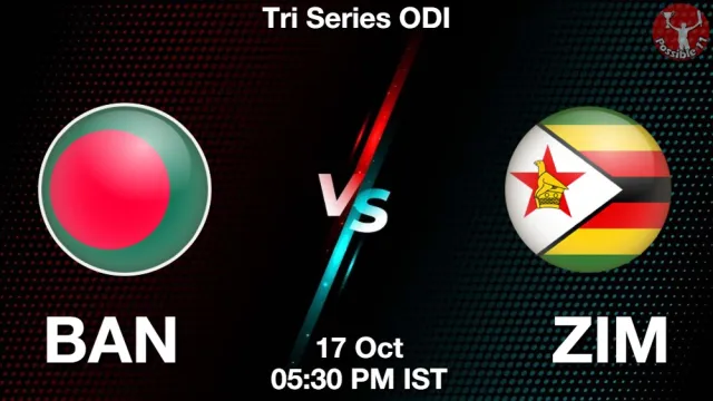 BAN vs ZIM Match Previews and Cricket Tips