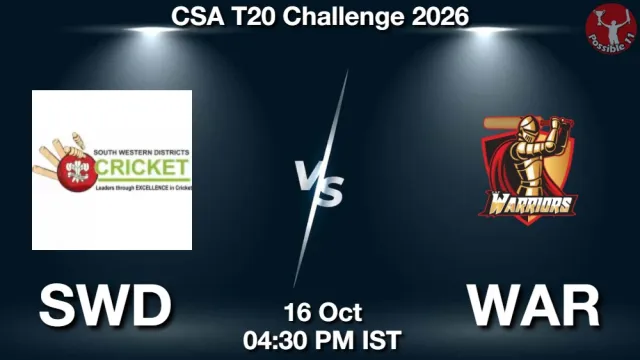 SWD vs WAR Match Previews and Cricket Tips