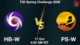 HB-W vs PS-W Dream11 Prediction - <small>Sat, 17 Oct 04:30 AM IST</small>
