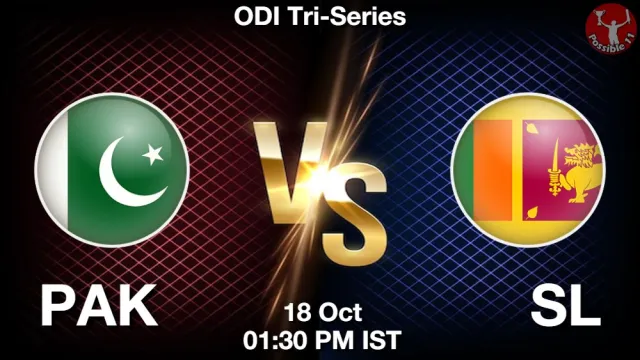 PAK vs SL Match Previews and Cricket Tips