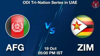 AFG vs ZIM AFG vs ZIM - ODI Tri-Nation