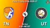 TN vs UT Dream11 Prediction, Preview & Updates - <small>Sun, 18 Oct 09:30 AM IST</small>