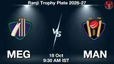 MEG vs MAN Dream11 Prediction, Preview & Updates - <small>Sun, 18 Oct 09:30 AM IST</small>