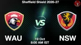 WAU vs NSW Dream11 Prediction, Preview & Updates - <small>Mon, 19 Oct 08:00 AM IST</small>