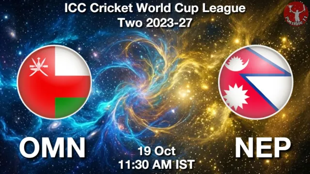 OMN vs NEP ड्रीम11 भविष्यवाणी, फैंटेसी क्रिकेट टीम - 19 अक्टूबर 2026