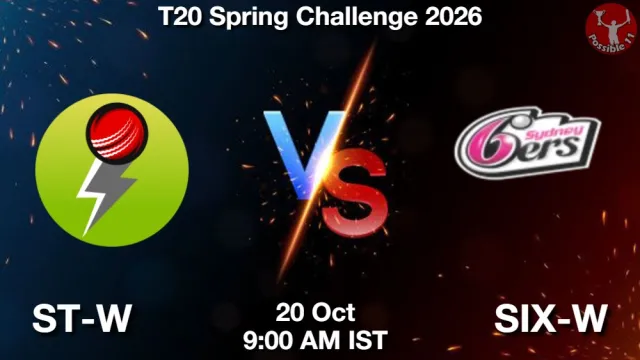 ST-W vs SIX-W Match Previews and Cricket Tips