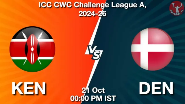 KEN vs DEN Match Previews and Cricket Tips