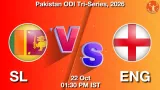 SL vs ENG Dream11 Prediction, Preview & Updates - <small>Thu, 22 Oct 01:30 PM IST</small>