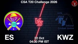 ES vs KWZ - CSA T20