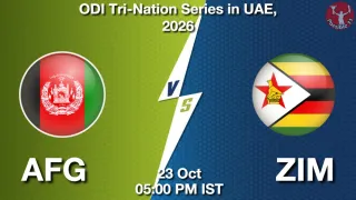 AFG vs ZIM - ODI Tri-Nation