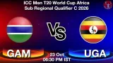 GAM vs UGA Dream11 Prediction, Preview & Updates - <small>Fri, 23 Oct 06:30 PM IST</small>