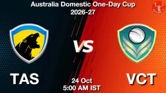 TAS vs VCT Match Preview, Picture