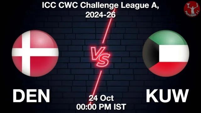 DEN vs KUW Match Previews and Cricket Tips