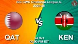 QAT vs KEN Dream11 Prediction, Preview & Updates - <small>Sat, 24 Oct 12:00 PM IST</small>